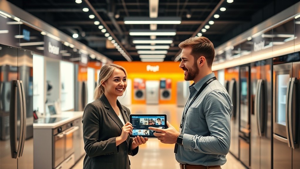 expérience d'achat technologique personnalisée