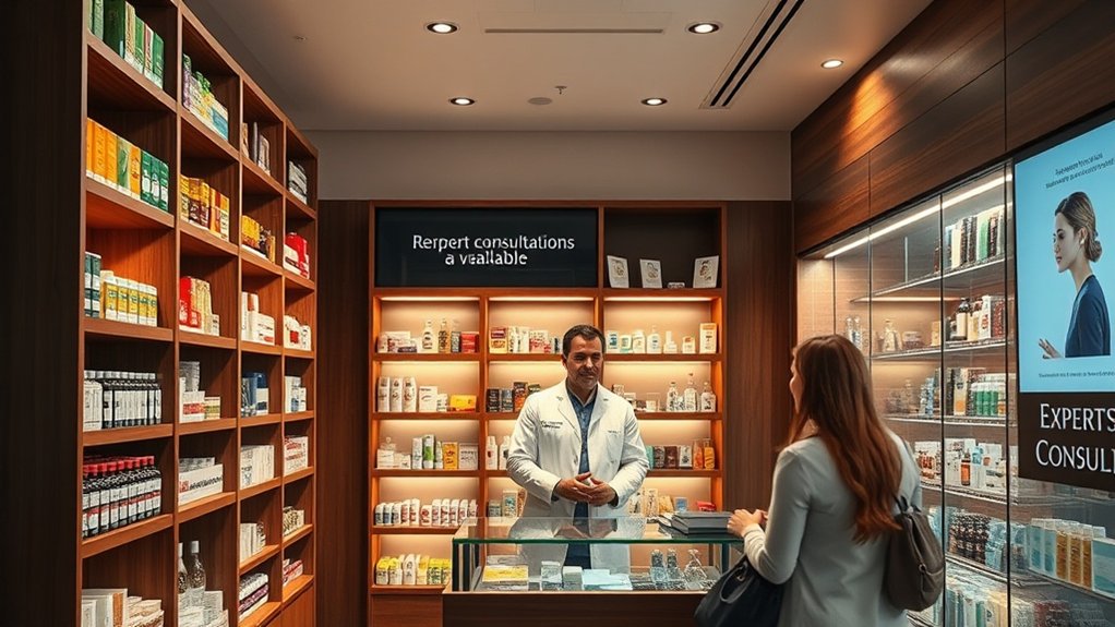 services de conseil pharmaceutique spécialisés