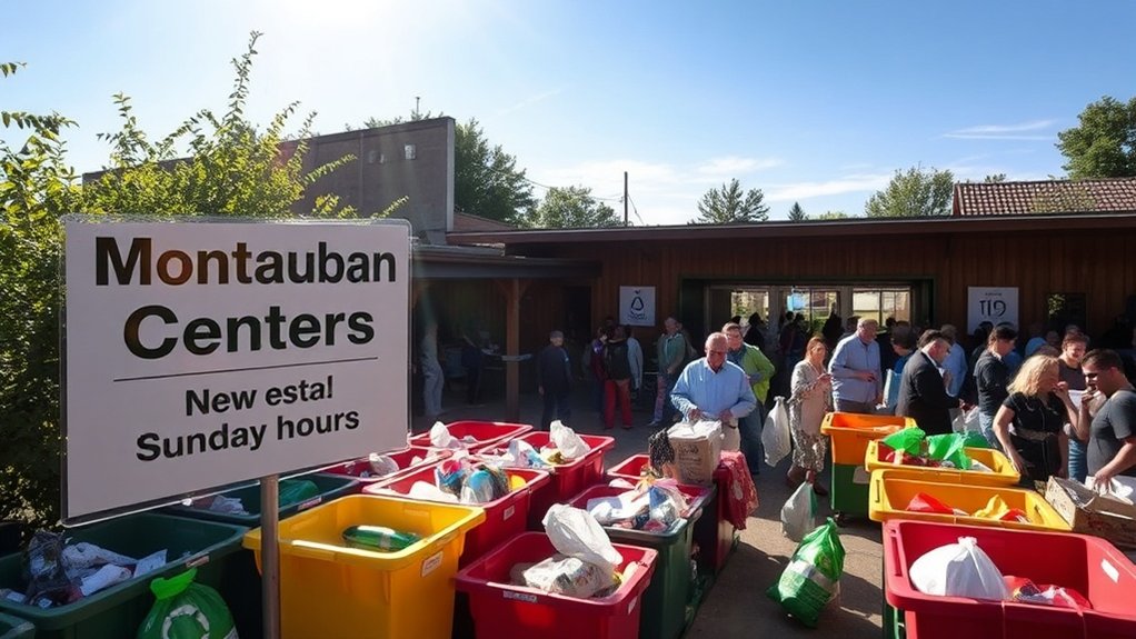 heures du centre de recyclage dimanche