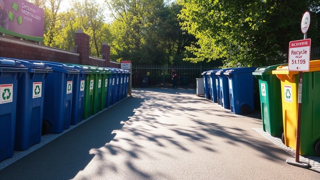 opérations du centre de gestion des déchets