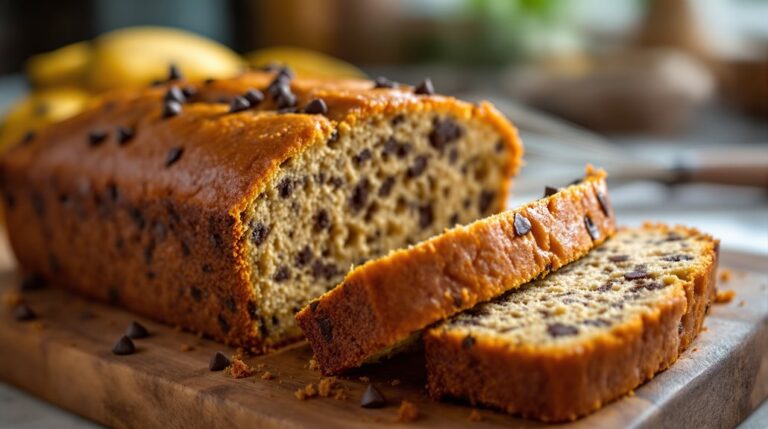 recette de pain à la banane moelleux