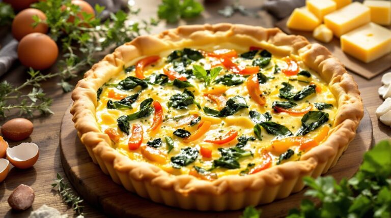 directives de recette de quiche basique