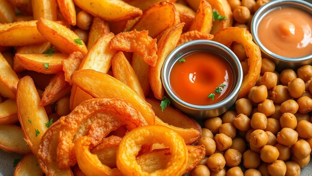 collations saines et croustillantes à l'air fryer