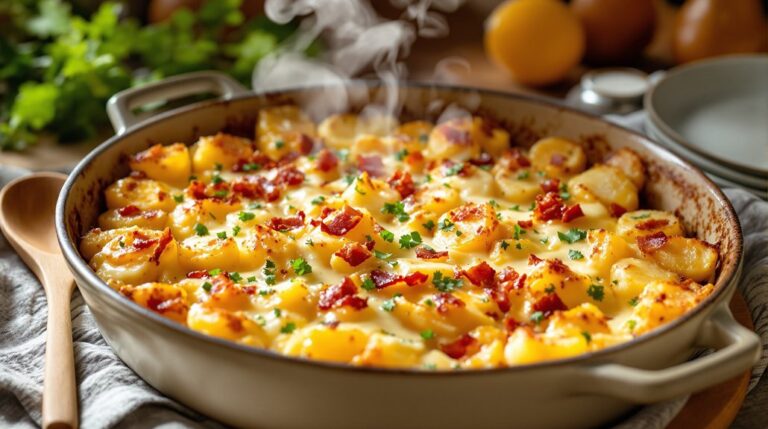 croziflette with generous cheese