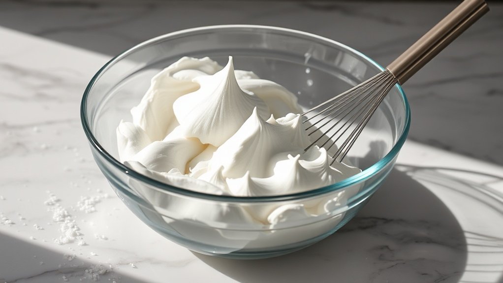 maîtriser la technique des blancs d'œufs