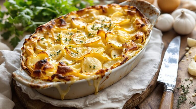 plat de pomme de terre traditionnel simplifié