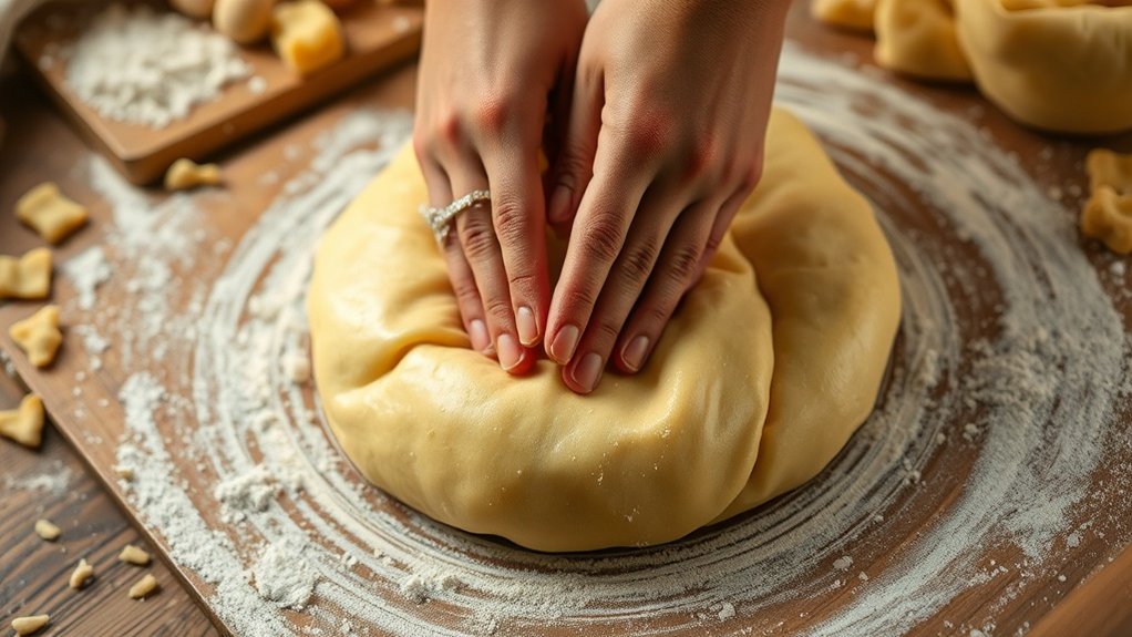 techniques douces de manipulation de la pâte